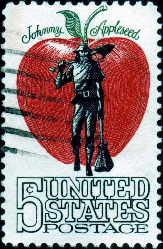 Johnny Appleseed postage stamp