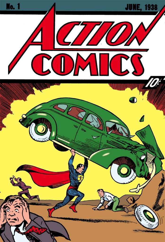 Superman action comic