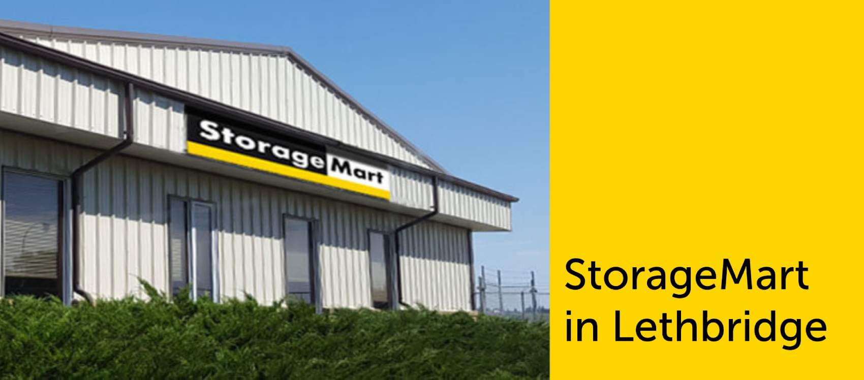 New StorageMart Lethbridge Storage Units Provide Storage Solutions