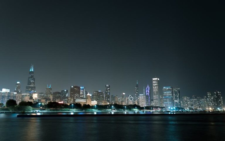 Chicago city skyline