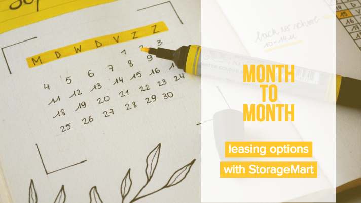Benefits of Storing with StorageMart: Month to Month Leasing