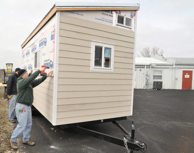 Small house stored at storagemart