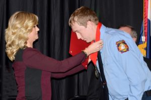 Red Cross hero recipient