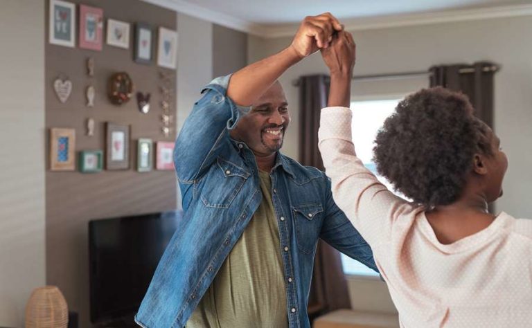 Couple dancing