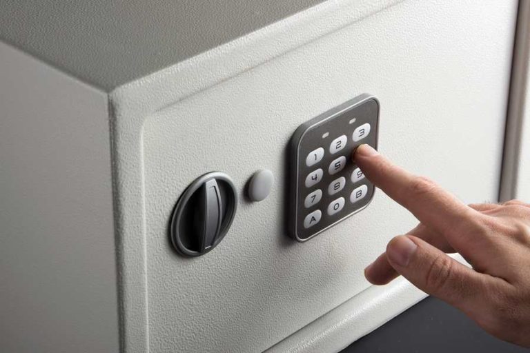 Inputting code into a safe