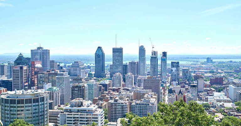 The Montreal skyline