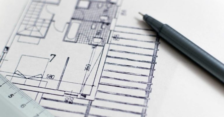 Floor plan of a living space