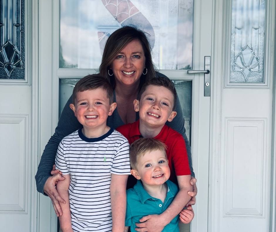 Lauren Springer and her sons