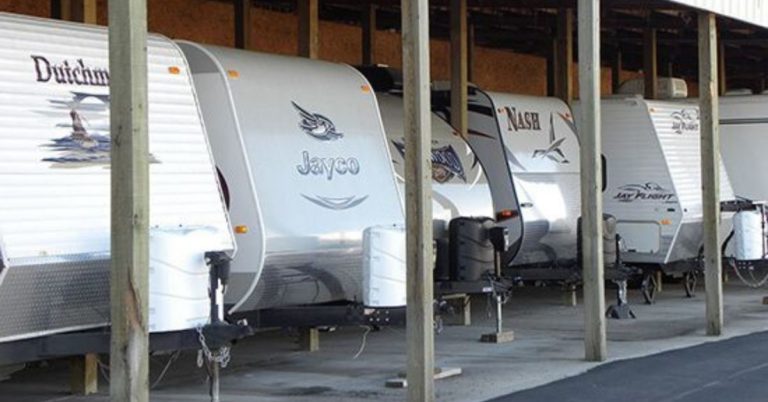 RVs in covered parking