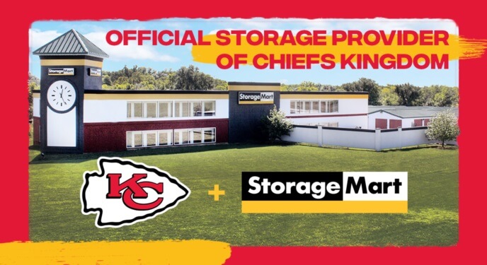 StorageMart Suits up as an Official Partner of the Kansas City Chiefs.
