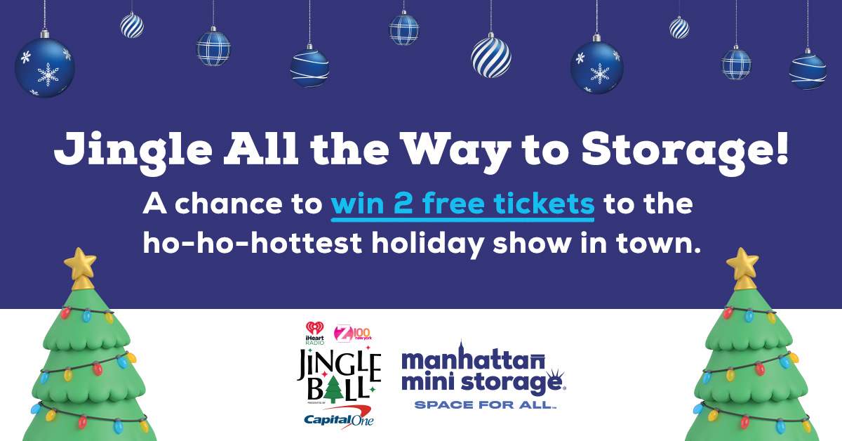 Win Two Tickets to the Z100 Jingle Ball – Jingle to Storage Sweepstakes