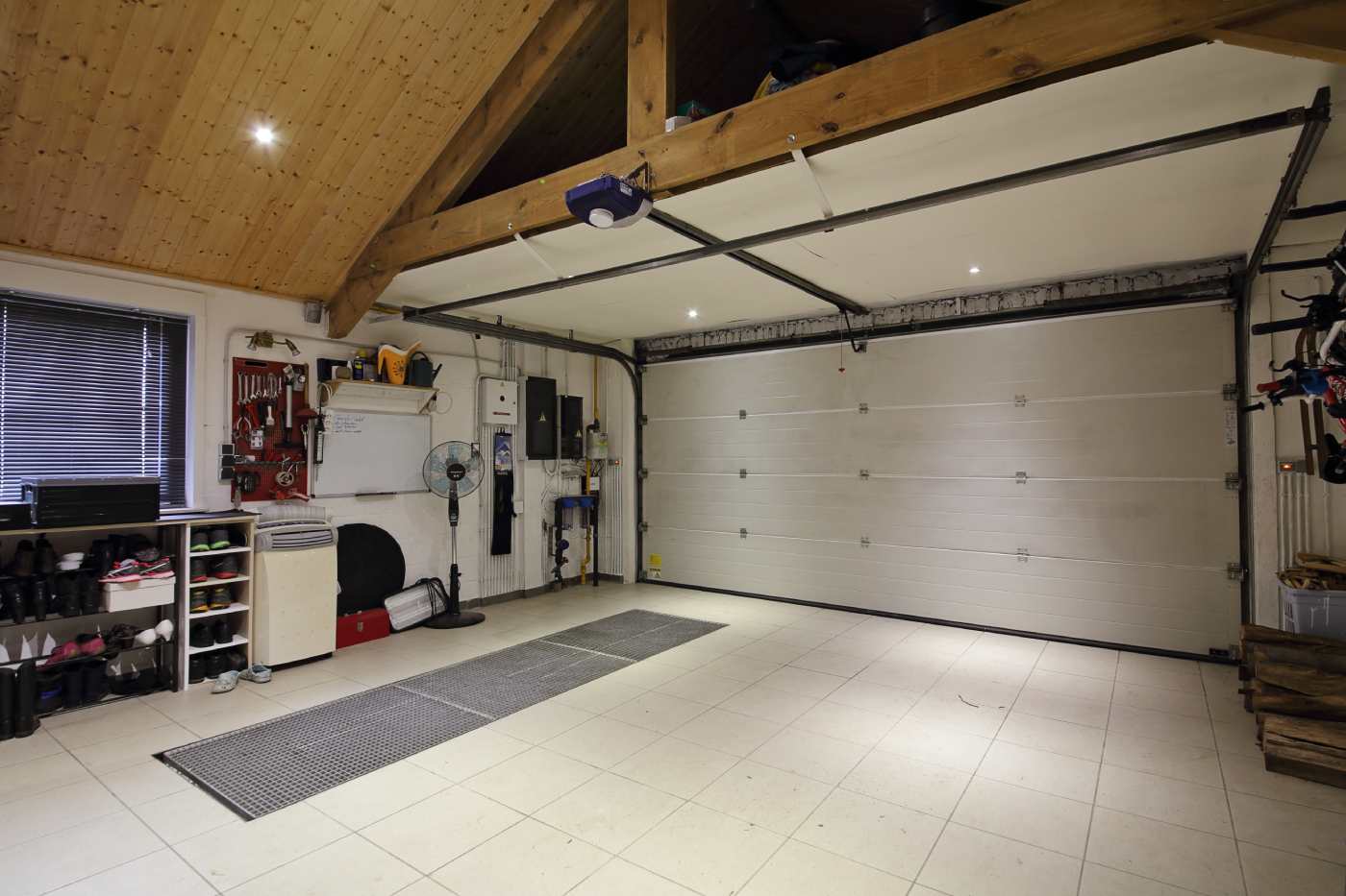 Organized and clean garage